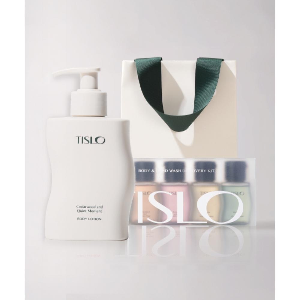 Tislo Perfume Body Lotion 330ml + Wash Discovery Set Rose and Cold Earls