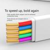 Retractable 66w 3-in-1 Usb Charge Data Cord 5-level Telescopic Fast Charging Data Cable