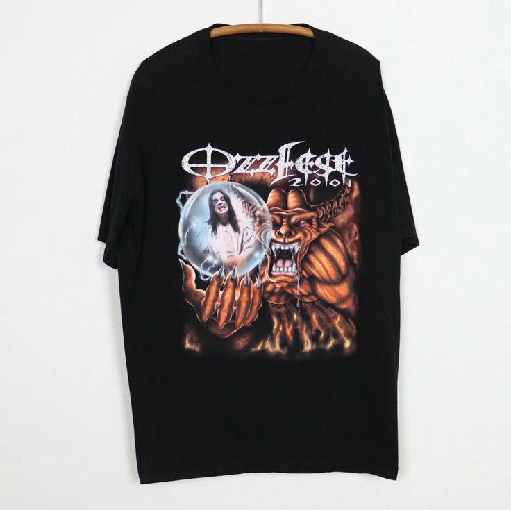 2001 Ozy Osbourne Ozzfest Concert T-shirt Cotton S-345XL - Free Shipping XL