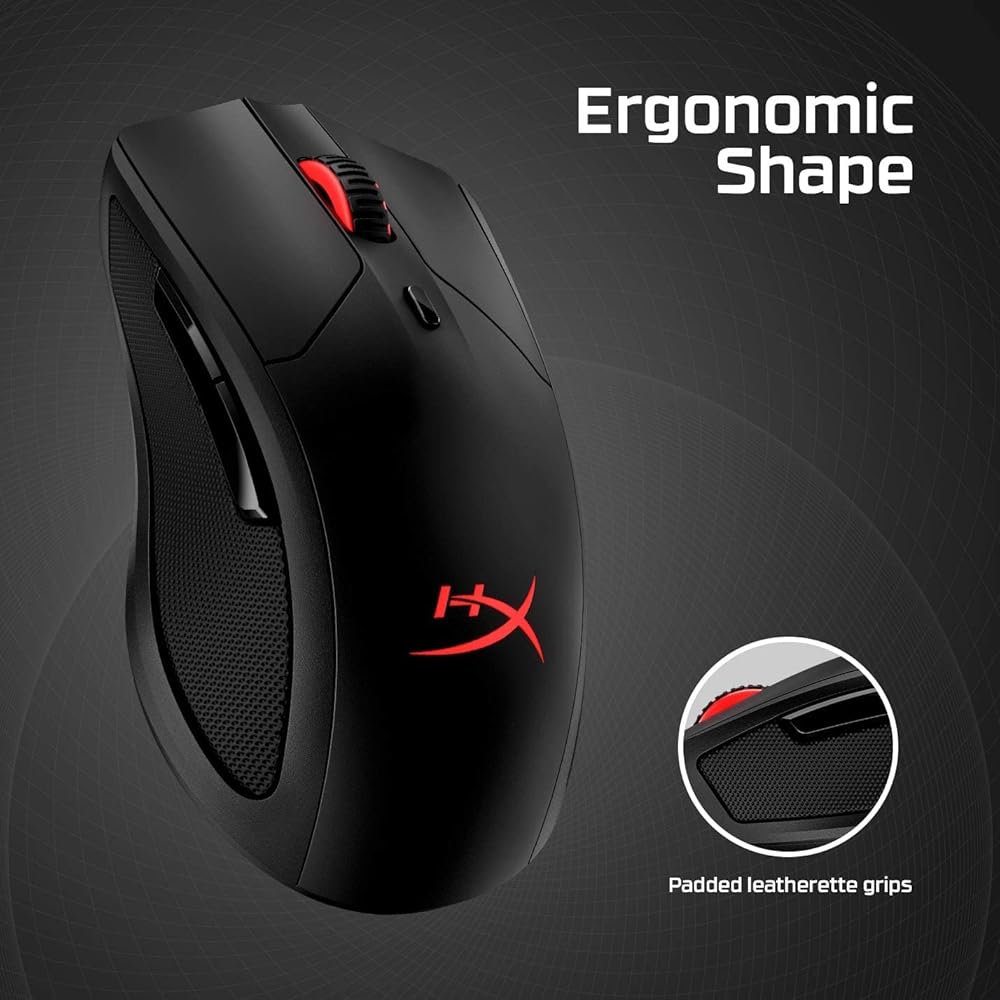 HyperX Pulsefire Dart Wireless Gaming Mouse RGB Qi-Compatible 2-Year Warranty