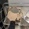 Temperament Simple and Fashionable Korean Version Handbag 2025 Spring New Versatile Ins Shoulder Messenger Bag Small Square Bag Women