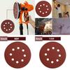 Versatile 5-inch 8-hole Sanding Discs For Wood And Metal High Wear-resisting