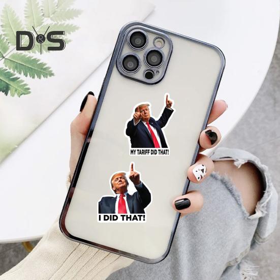 100 Stück Trump I Did That Aufkleber Lustige Zapfsäule Aufkleber Wasserdichtes Material Laptop Autofenster Trump Aufkleber