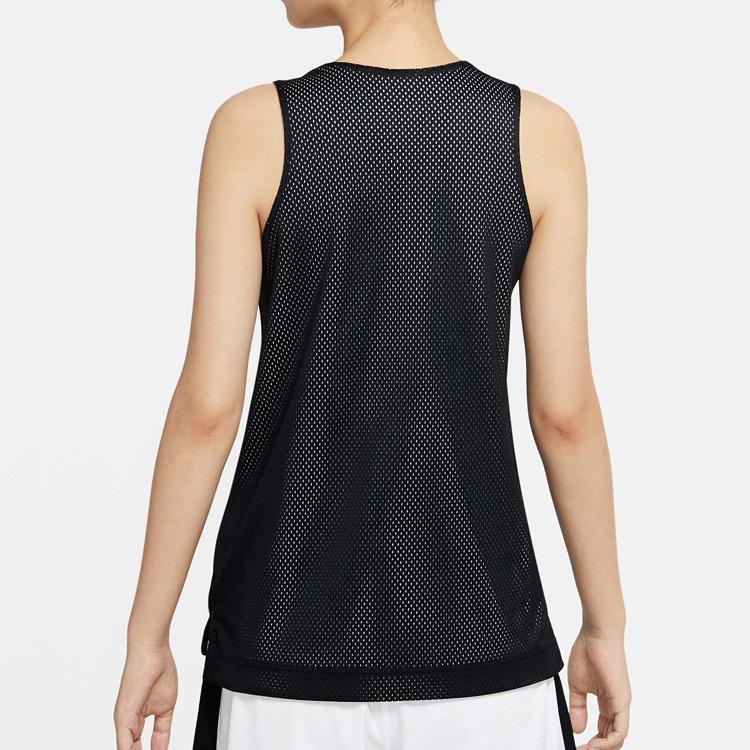 Nike Reversible Basketball Jersey Women Tops Black CK6608-010