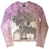 The Beatles Womens/Ladies Revolver Mesh Long-Sleeved Crop Top