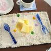 Handmade Vintage Glass Spoon Fork for Coffee Milk Long Handle Stirring Utensil Heat-Resistant Dishwasher Safe Colorful Artistic Tableware Unique
