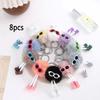 High Value Long Leg Glasses Plush Pendant Small Couple School Event Gift Keychain