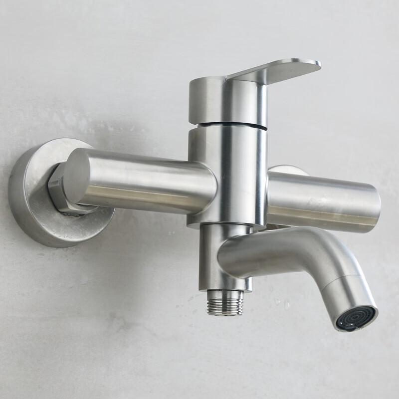 TLXT Stainless Steel Wall-Mounted Bathtub Faucet