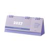 Simple Design 2027 Desk Calendar Mini Size Monthly Planner Portable Triangle Calendar  Office Use