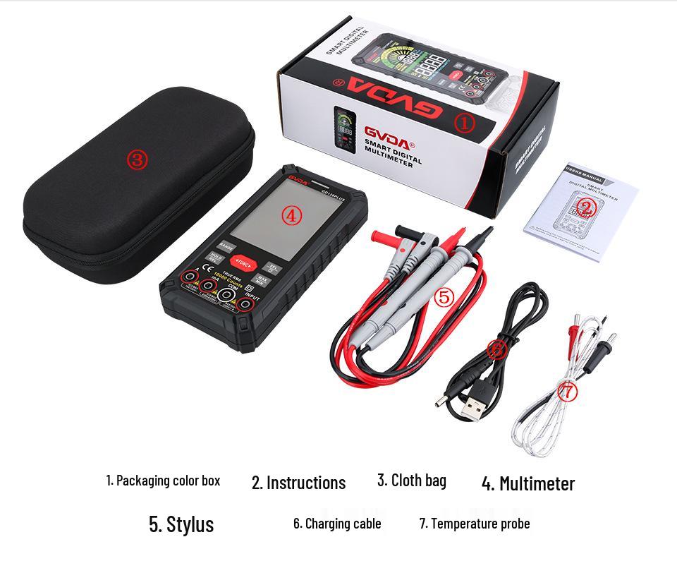 GVDA High-Precision Digital Multimeter: Intelligent, Portable, and Fully Automatic Multi-Function Meter