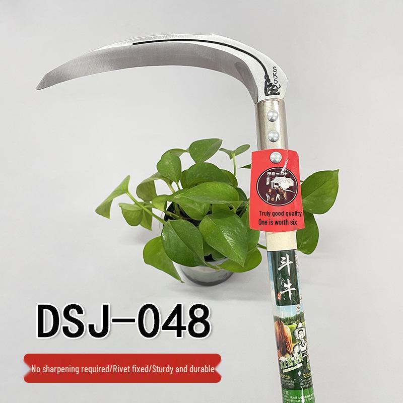 Multi-Purpose Sickle: Grass, Rice, Wheat, and Vegetable Cutting Tool for Gardening and Weeding