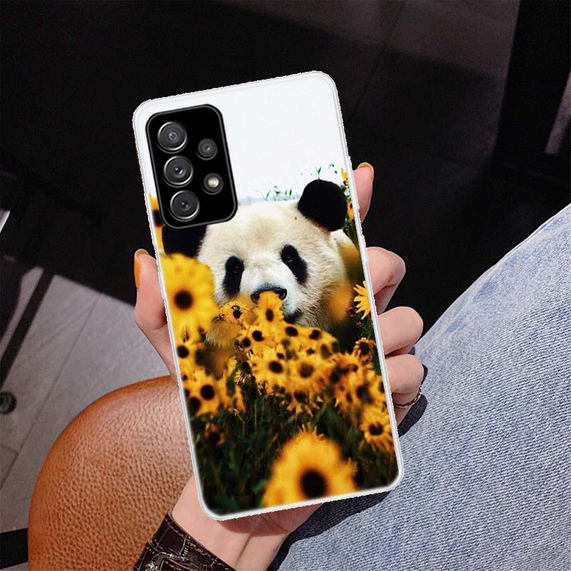 Beauty Yellow Sunflower Print Cover Phone Case For Samsung Galaxy A55 A54 A53 A52 A15 A14 A13 A12 A35 A34 A33 A32 A25 A24 A23 A2