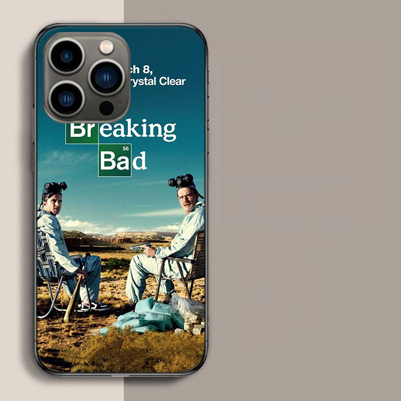 Breaking Bad Phone Case For Iphone 17 Air 15 Pro 14 Plus 16 Pro Max 17E 16E 12 13 Mini 11 Cover Cute Fundas