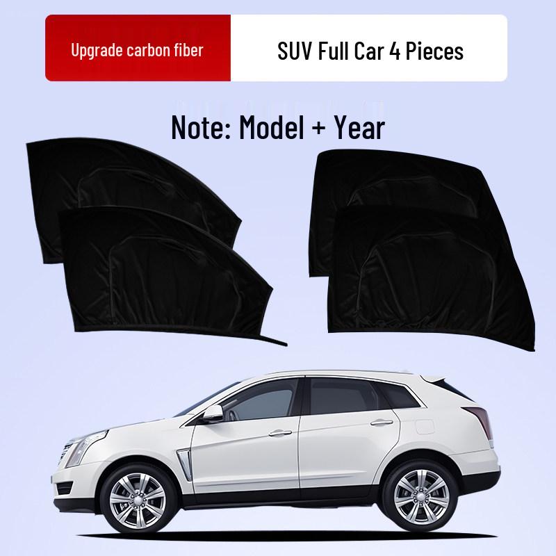 Car Window Sunshade & Anti-Mosquito Mesh Curtain for Privacy and Insect Protection