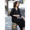 Demana Autumn V-Neck Two-Piece Set