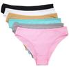 Women Underwear Ladies Cotton Sexy Panties Girls Cute Bow Briefs Knickers Lingerie Intimates 6 PCS