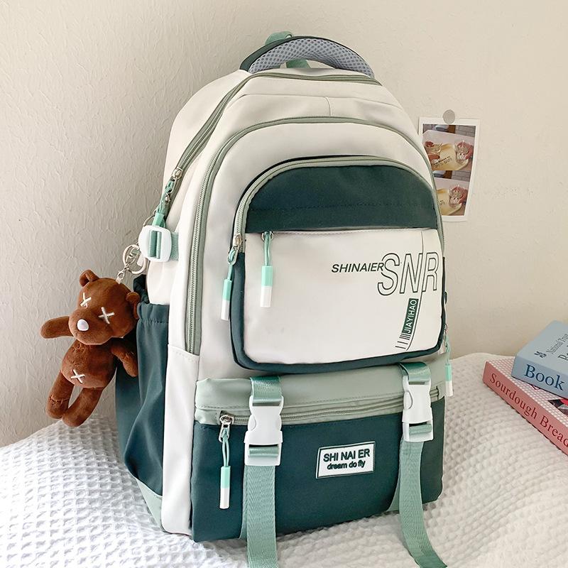 Schoolbag Children Elementary School Girls Junior High School Students Large Capacity Boys High School College Students Backpack