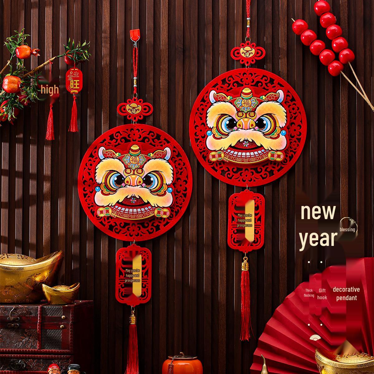 

Декор на Новый год Лошади 2026: Подвески на стену и дверь в гостиную