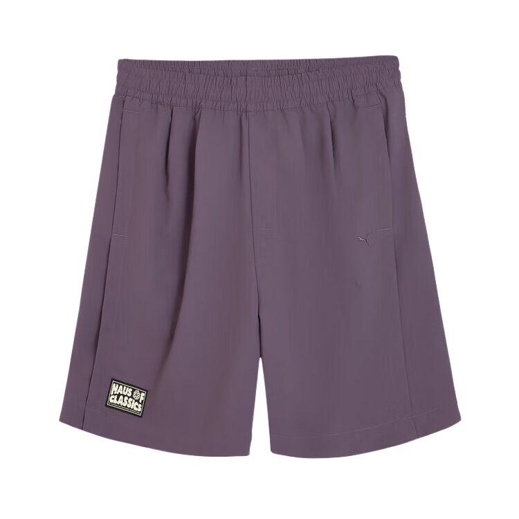 

New PUMA SelectWOVEN Casual Shorts Unisex Charcoal Gray Purple 46 631563-46 M (175/74A)