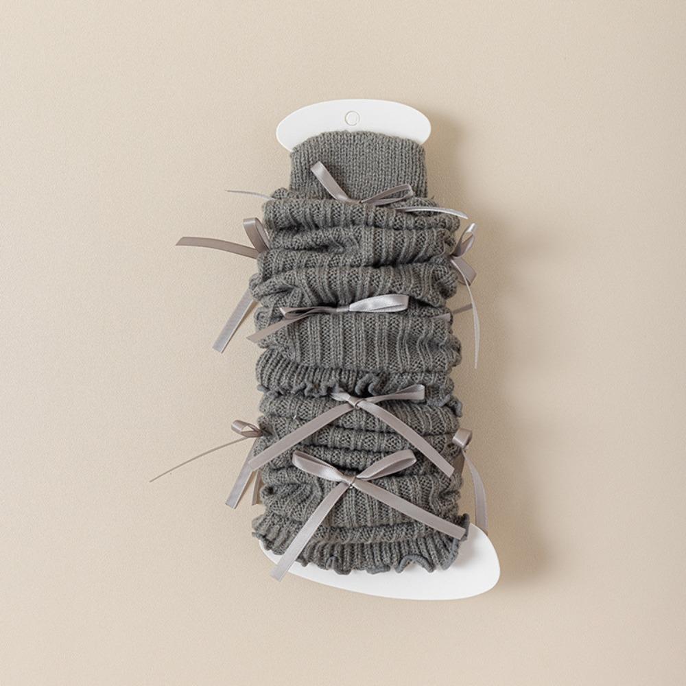 Spitze Schleife Kniewärmer Weiche Beinwärmer Japanisch Y2K Kinder Beinwärmer Herbst Winter