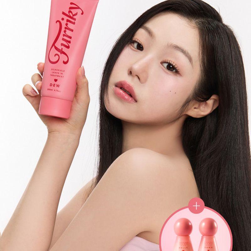 Furriky [Эксклюзивный набор] Несмываемый уход Silk Shield 200 мл + Парфюм-мист для волос 90 мл (Выберите 1 из 2) Leave-in Treatment Dew+Hair Perfume Mist