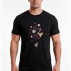 Interstellar Journey Tshirt Summer Casual Cotton Tee Oversized Streetwear Tops Vintage Graphic Print Loose Fit Short Sleeve