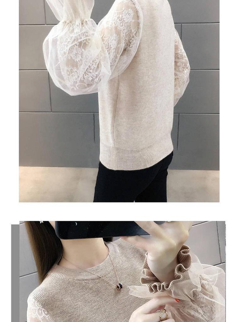 Women's Urban Casual Round Neck Loose Fit Sweater Knitwear - Autumn 2021 Fashion