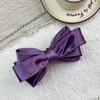 Strong Grip Bow Hair Clip Spring Mechanism High Ponytail Barrette  Special Occasion Styling