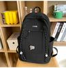 Letter Pattern Xyfet Travel Backpack With Ergonomic Shoulder Schoolbag System