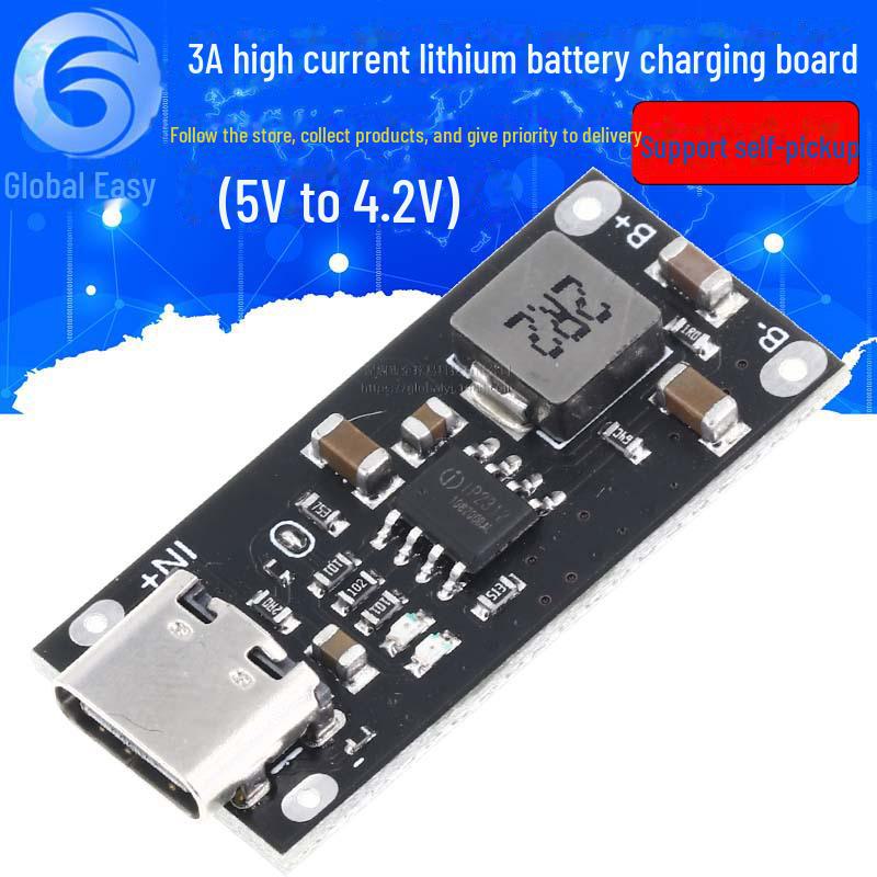 IP2312 Fast Charging Board with Type C - Li-Polymer Battery 3A, 5V to 4.2V/4.35V