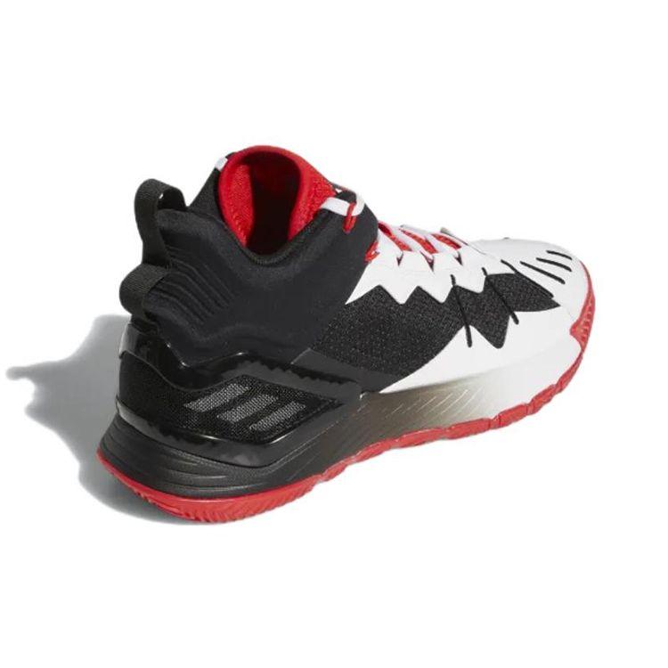 Adidas D Rose Son of Chi Chicago Men Sneakers White Vivid-Red Core-Black GW3830