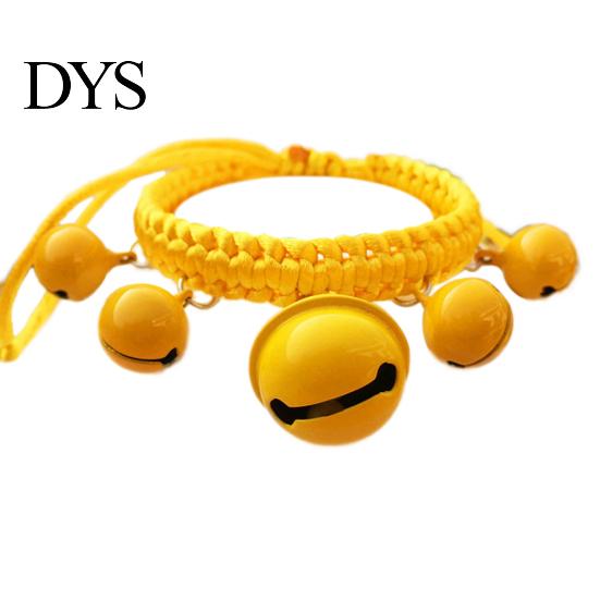 Cute Fashion Adjustable Nylon Dog Puppy Big Bells Collar Necklace Pet Supply