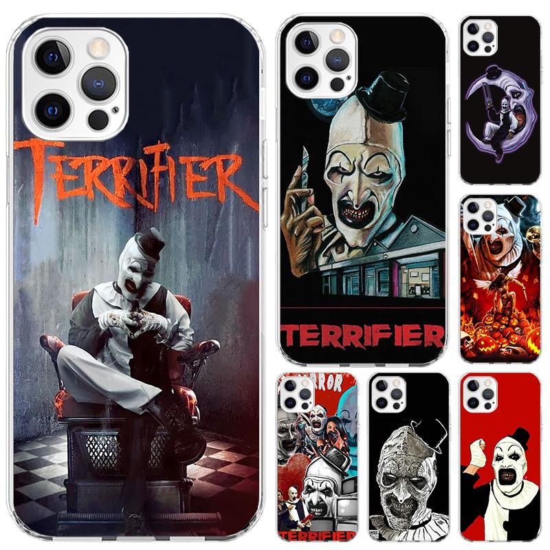 Horror Movie Terrifier Phone Case for Iphone 17 Air 16 15 Plus 14 13 Mini 12 11 Pro Max 16E 7 8 SE 2020 Soft Funda Print Shell 1