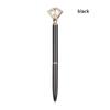 Rollerball Smooth Colorful Diamond Pen LED Metal Ballpoint Signature Instrument Crystal Ball Pen