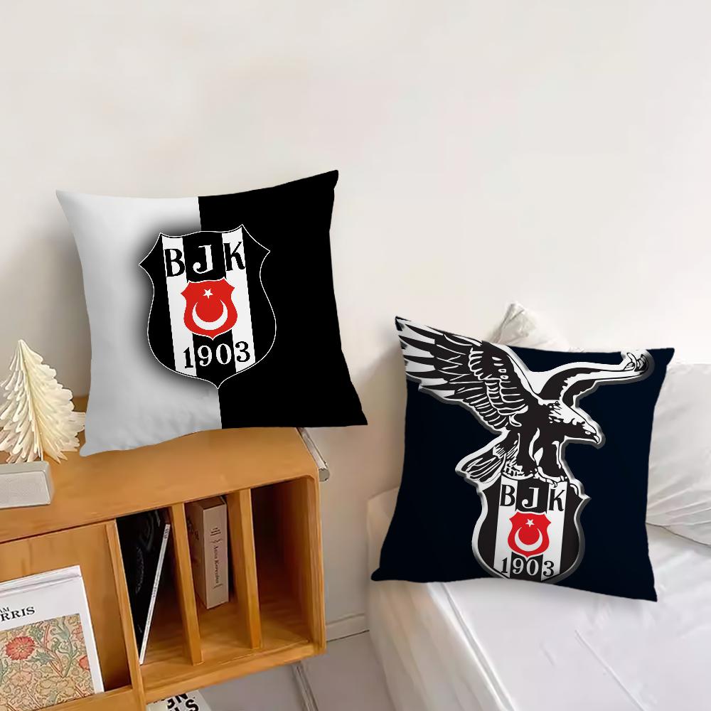 B-Besiktas Sports J-J K Club Cushion Cover Living Room Headboard Office Cushion Bedroom Cushion Sofa Nap Time Pillow Case