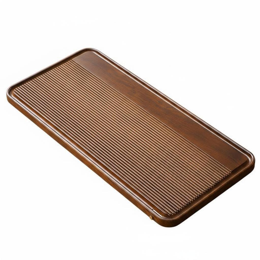Rectangular Beverage Table Tray Minimalist Design Teaware for Home, Office