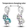 925 Sterling Silver Skates Animal Chameleon Pendant Charms Beads Fit Bracelet DIY Making For Women Gift Party
