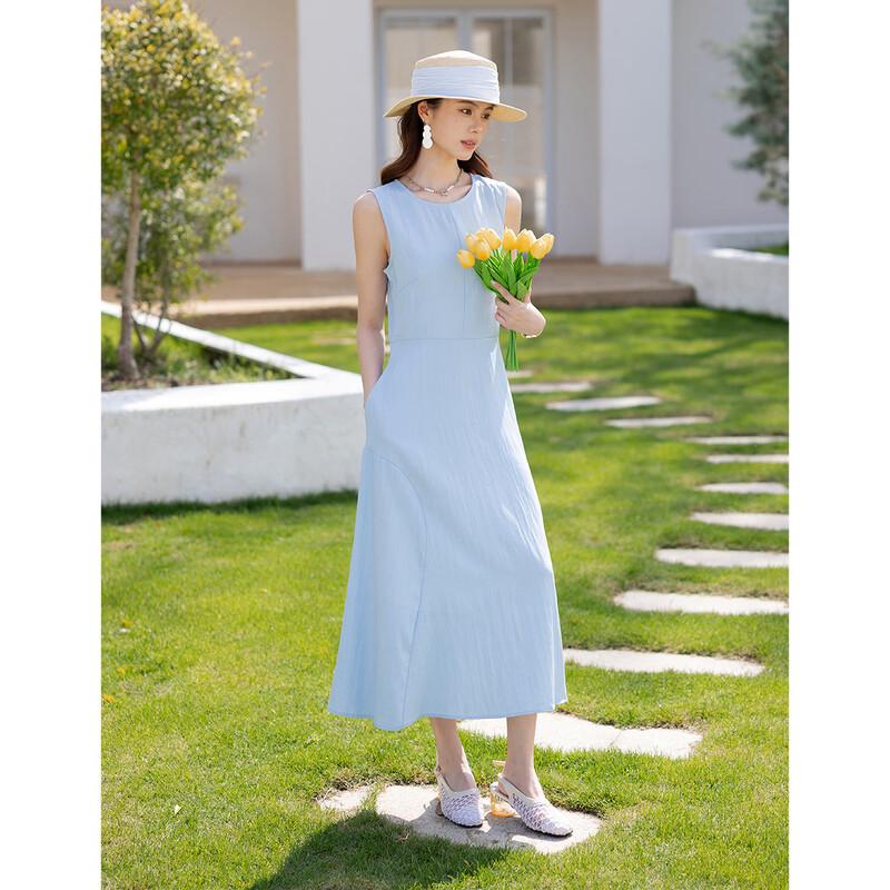 Mocana Women's Elegant French Sleeveless Dress