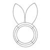 Yousheng 6 Pcs DIY Wreath Frame Metal Wreath Form Easter Rabbit Egg Bee Honeycomb Wire Frame for Wreath Crafting Holiday Hanging Decor