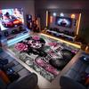 1PC Custom Name Day Dead Art Theme Floor Mat Ideal for Living Room, Game Rooms, Office, Bedroom,Floor Mat Playful Design
