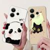 Silicone Case For Xiaomi Redmi Note 14 4G EU 2025 Cover Cool Lion Leopard Dragon Animals Soft Slim Coque For Note14 4G EU Fundas