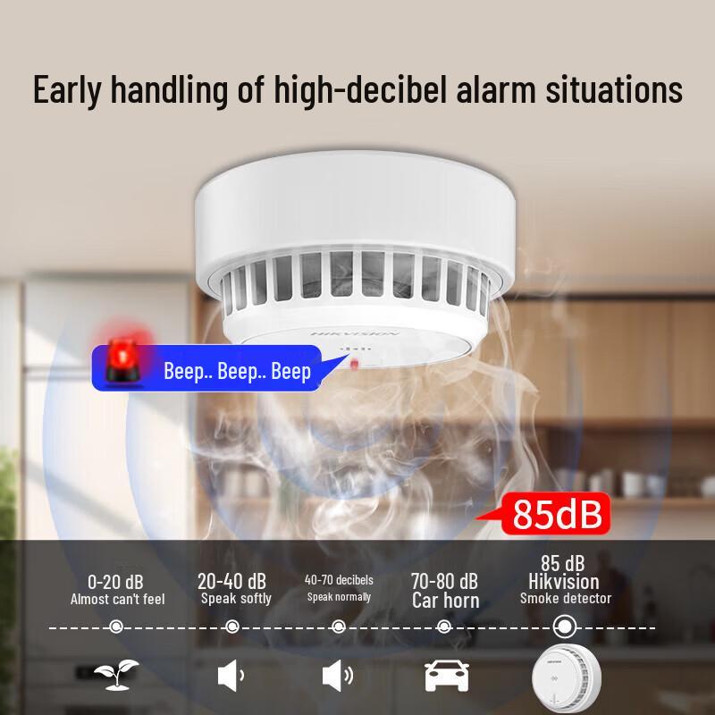 HIKVISION Smart Commercial Photoelectric Smoke Detector