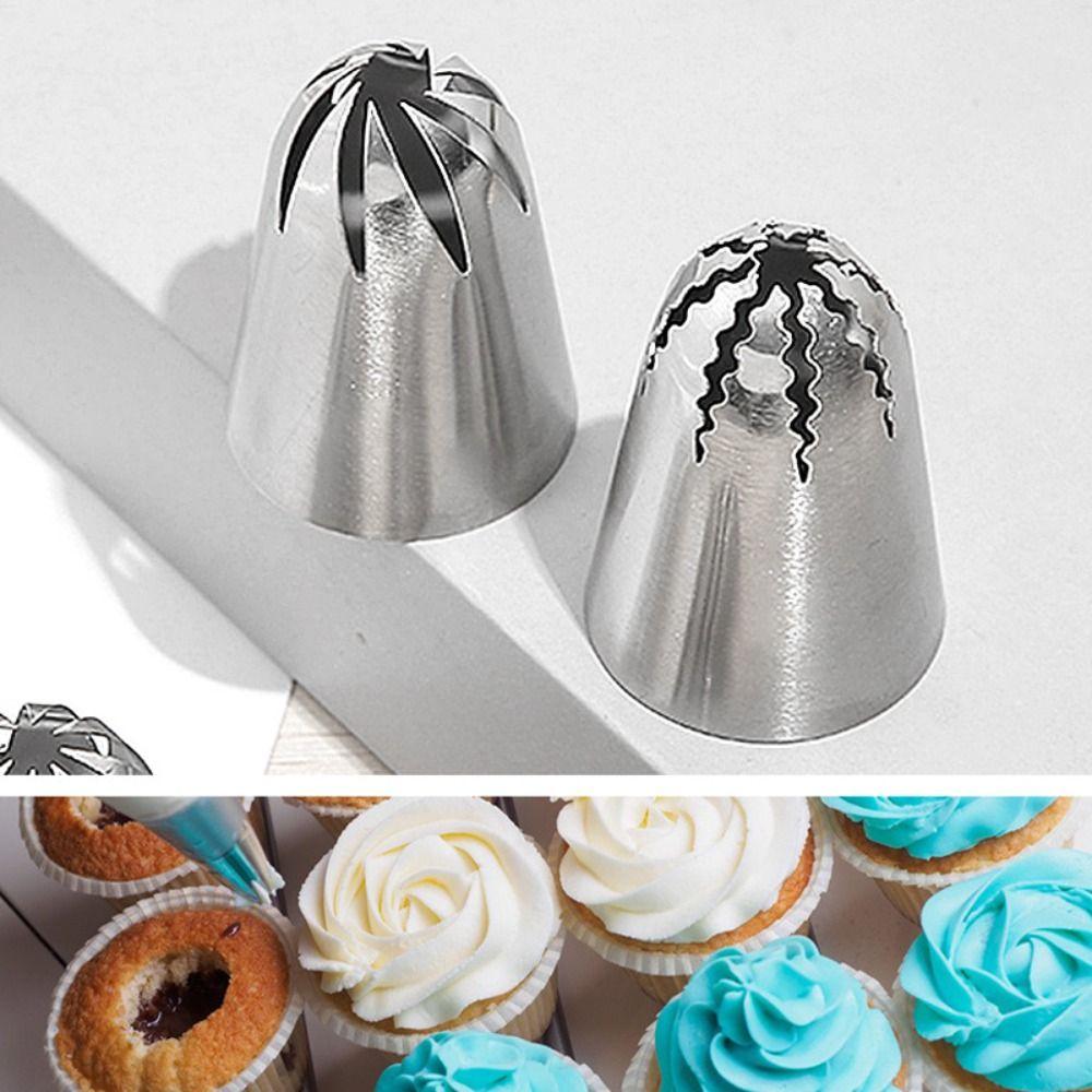 DIY Cream Nozzles Stainless Steel Baking Tool Durable Cake Decoration Tip