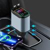 1pc Car 4 IN 1 USB Type-C Fast Charging Charger with Retractable Charger Cable Phone Adapter Socket Charger for IPhone Huawei