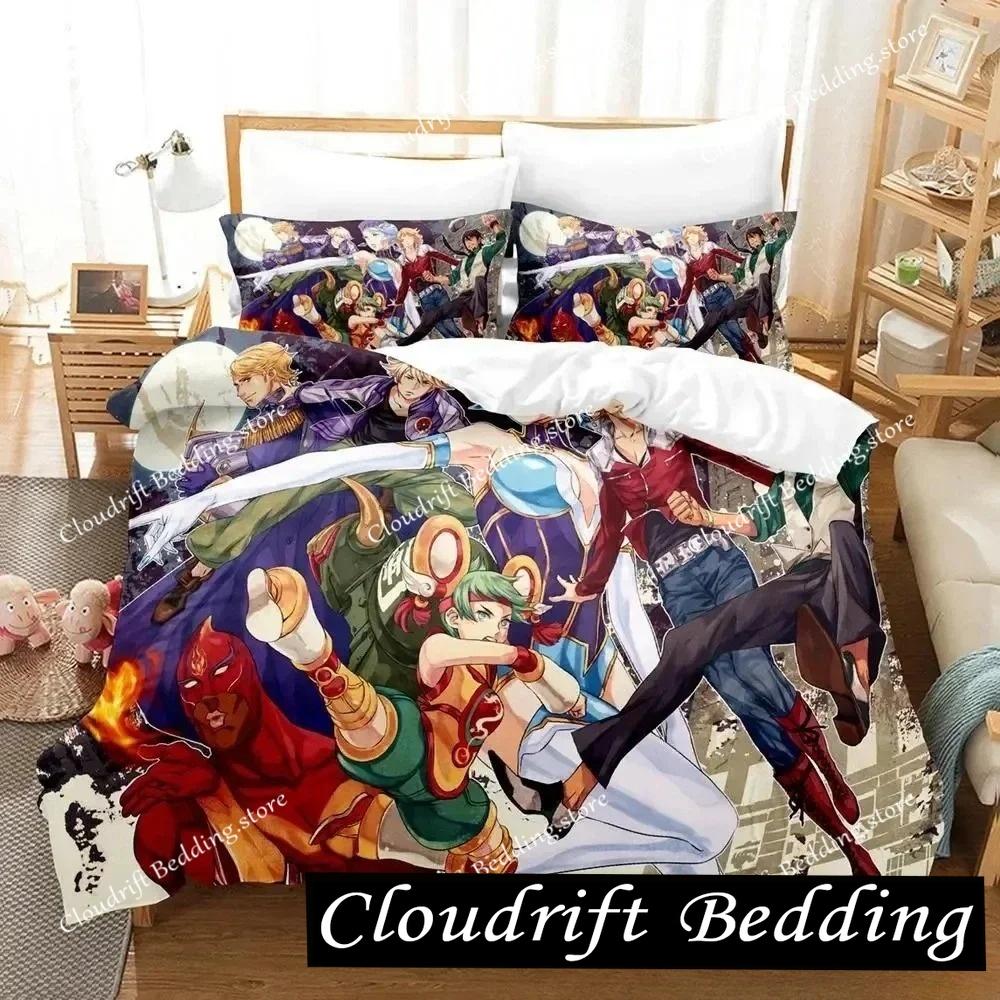 Tiger & Bunny Bedding Set Single Twin Full Queen King Size Bed Set Adult Kid Bedroom Duvet Cover Sets 3D Anime Parure De Lit Bed