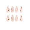 Nail Patch Nail, French White Edge Nail Rhinestone Astral Removable Nail Art Nails