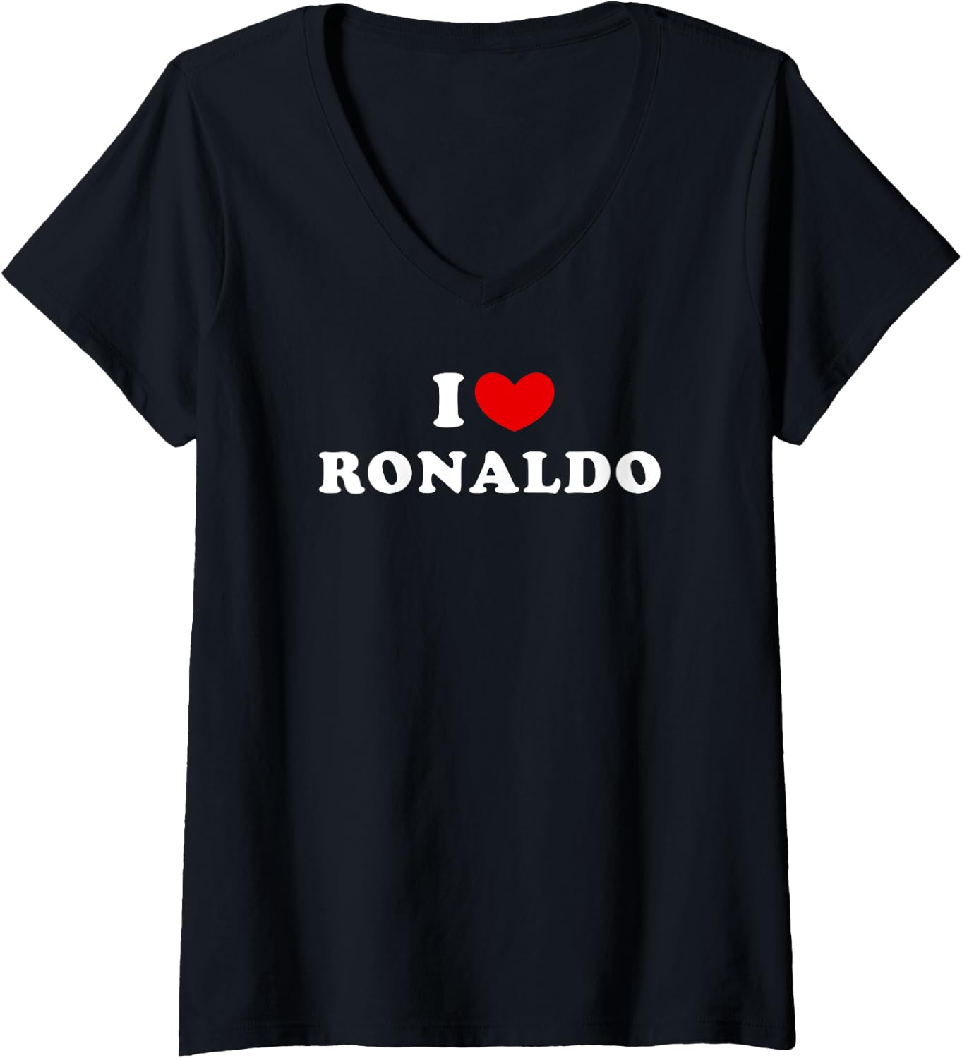 I Love Ronaldo VNeck T-shirt M