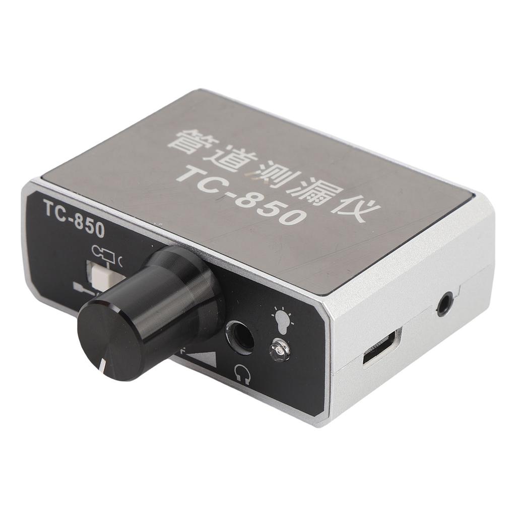 Pipeline Leakage Detector with Earphone 20000X Amplification Water Pipe Leak Detection Kit for Home Construction