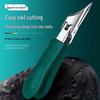 Oblique Tip Stainless Steel Nail Clippers with Large Opening and Anti-Splash Features