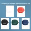 Silicone Earphone Case Anti-fall Headphone Protective Case Earbuds Cover for QCY Buds ANC HT15